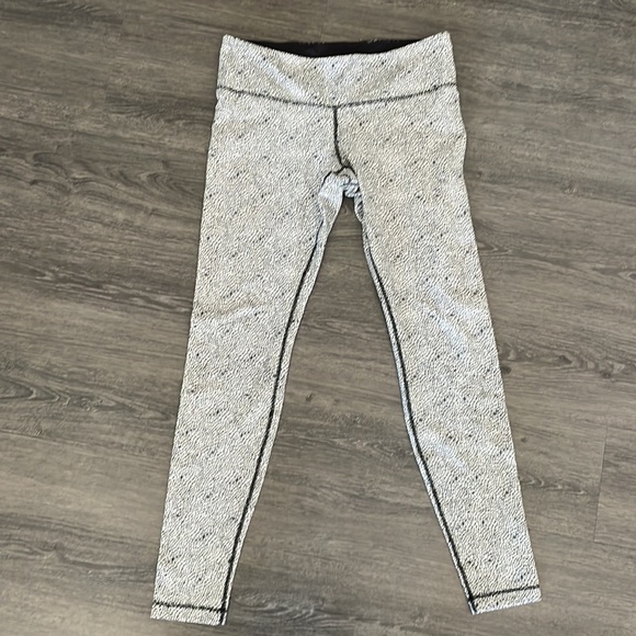 Sz10 Lululemon Wunder Under Tight in Plush Petal Deep Coal Ghost in GUC - Picture 9 of 12